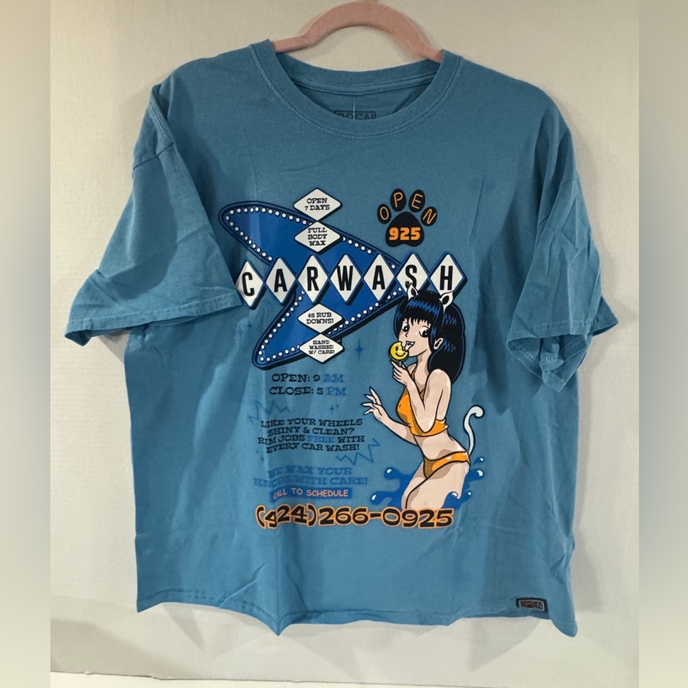 Open925 “Carwash” Men’s XL t-shirt NWOT
